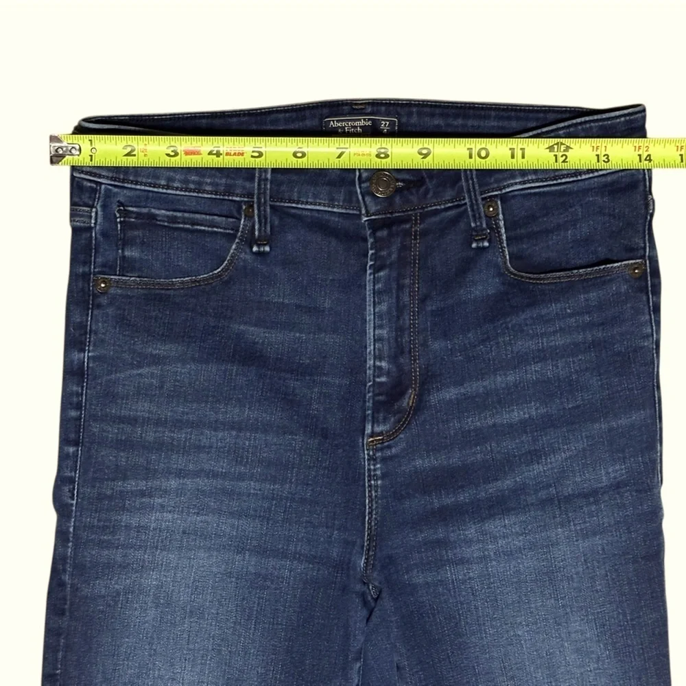 Abercrombie & Fitch Simone High Rise Super Skinny Jeans Dark Wash Size 27/4R
